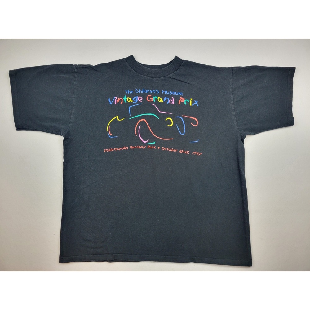 Vintage Grand Prix Childrens Museum Indianapolis Raceway‎ Park 1997 Shirt XL USA
